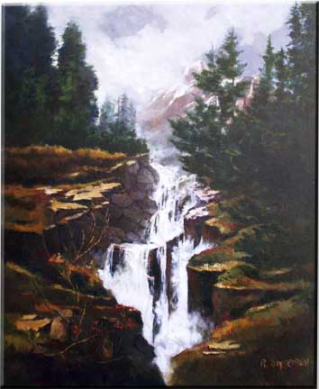 The Falls Oil Painting