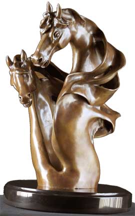 Mares of the Mist Bronze Sculpture