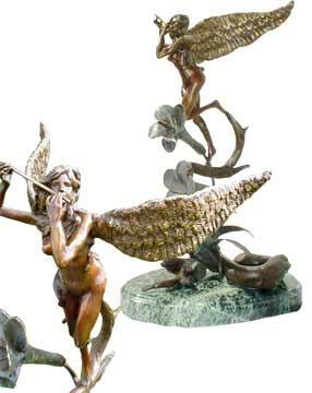 Enchanted Garden Spirit Bronze Sculpture